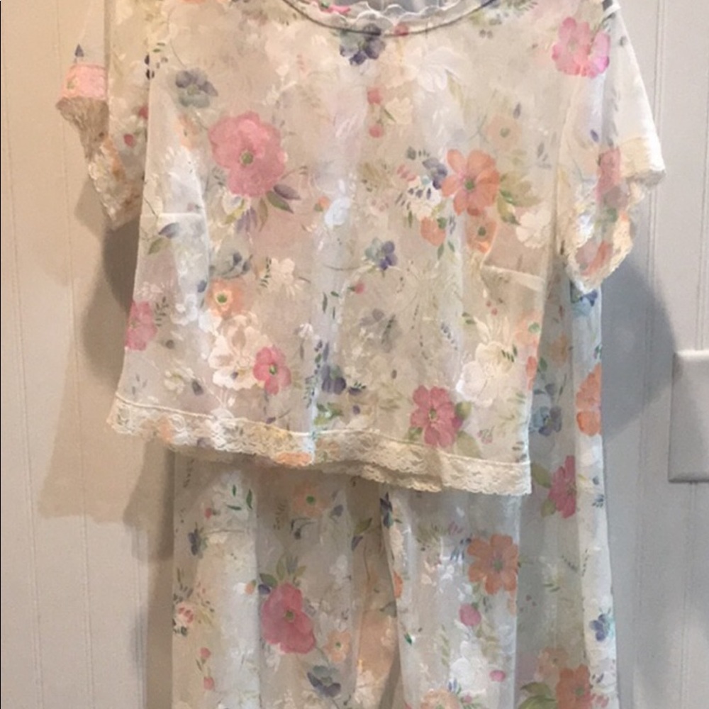 ❤️Gorgeous Vintage VICTORIA’S SECRET lounge wear❤️swimsuit cover up - Picture 3 of 16